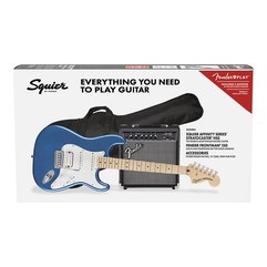 Набор электрогитара Squier Affinity Series Stratocaster HSS Lake Placid Blue
