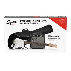 Набор электрогитара Squier Stratocaster SSS Black Pack