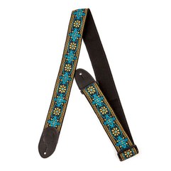Ремень для гитары Gretsch® G Brand Strap Blue/Orange Black End