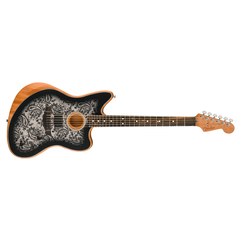 Электроакустическая гитара Fender FSR American Acoustasonic® Jazzmaster® Black Paisley