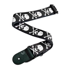 Ремень для гитары D'Addario Polyester Woven Skull Cross Bone