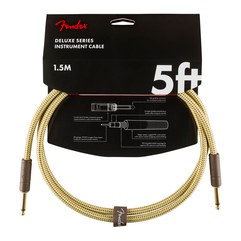 Инструментальный кабель Fender® Deluxe Series Straight-Straight 5' Tweed