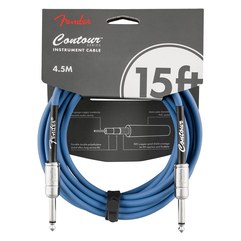 Инструментальный кабель Fender Contour™ Lake Placid Blue 15'