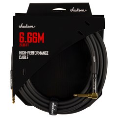 Инструментальный кабель Jackson® High Performance Black 21.85'