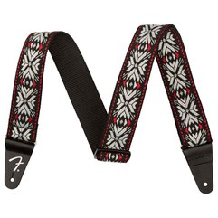 Ремень для гитары Fender Pasadena Woven Red Snowflake 2"