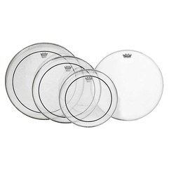 Комплект пластиков Remo Pinstripe Clear + Ambassador Coated