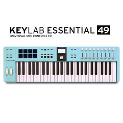 MIDI-контроллер Arturia KeyLAB Essential 49 mk3 Aquamarine