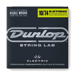 Струны для 8-струнной электрогитары Dunlop DEN1074-8 10-74