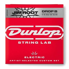 Струны для электрогитары Dunlop JRN1156DB Jim Root Drop B 11-56