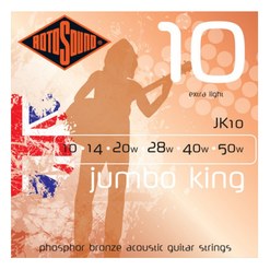 Струны для акустической гитары Rotosound Jumbo King JK10