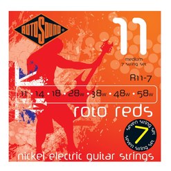 Струны для 7-струнной электрогитары Rotosound R11-7 Strings Nickel Medium