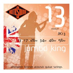 Струны для акустической гитары Rotosound Jumbo King JK13