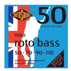 Струны для 4-струнной бас-гитары Rotosound RB50