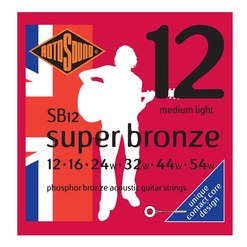 Струны для акустической гитары Rotosound SB12 Strings Phosphor Bronze