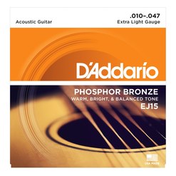 Струны для акустической гитары D'Addario EJ15