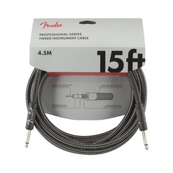 Инструментальный кабель Fender Professional Series Instrument Cable 15" Gray Tweed