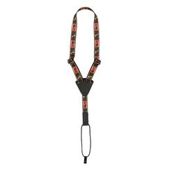 Ремень для укулеле Fender Ukulele Strap Black/Yellow/Red