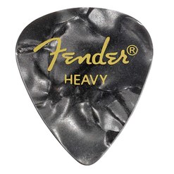 Медиатор Fender Black Moto 351 Shape Heavy