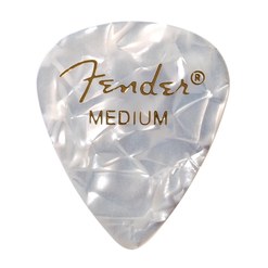 Медиатор Fender White Moto 351 Shape Medium