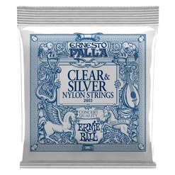 Струны для классической гитары Ernie Ball 2403 Ernesto Palla Clear & Silver