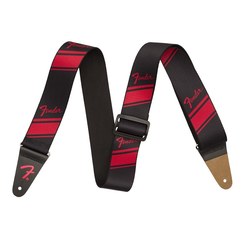 Ремень для гитары Fender® Competition Stripe Strap Ruby