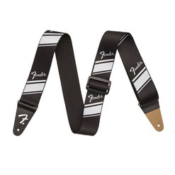 Ремень для гитары Fender® Competition Stripe Strap Silver