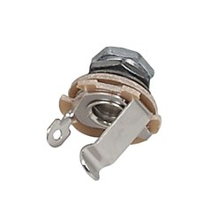 Гнездо для электрогитары Gewa Mono Output Socket Chrome Plated