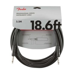 Инструментальный кабель Fender Professional Series Instrument Cable Straight/Straight 18.6' Black