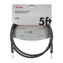 Инструментальный кабель Fender Professional Series Instrument Cable Straight/Straight 5" Black