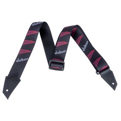 Ремень для гитары Jackson® Strap with Headstock Pattern Black / Red
