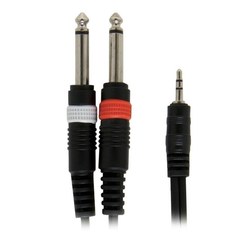 Аудио кабель Gewa Alpha Audio Basic Line Stereo stereo jack/ 2 mono jack 1.5 m