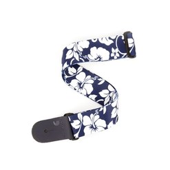Ремень для гитары D'Addario Printed Polyester Blue Hibiscus