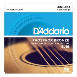 Струны для акустической гитары D'Addario EJ16