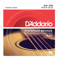 Струны для акустической гитары D'Addario EJ17