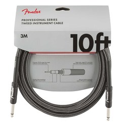 Инструментальный кабель Fender Professional Series Instrument Cable 10" Gray Tweed