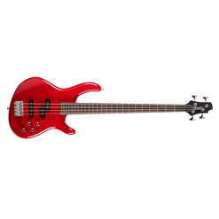 Бас-гитара Cort Action Bass Plus Transparent Red