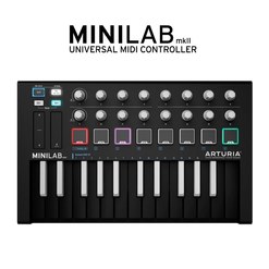 MIDI-контроллер Arturia MiniLab Mk II Black