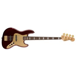 Бас-гитара Squier 40th Anniversary Jazz Bass® Gold Edition Ruby Red Metallic