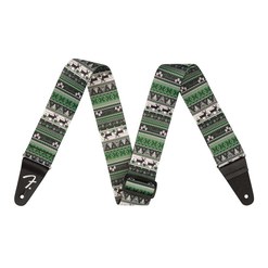 Ремень для гитары Fender Ugly Xmas Sweater Strap Green Fair Isle
