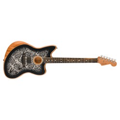 Электроакустическая гитара Fender FSR American Acoustasonic&reg; Jazzmaster&reg; Black Paisley