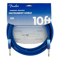 Инструментальный кабель Fender® Ombré 10" Belair Blue