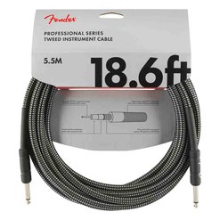 Инструментальный кабель Fender Professional Series 18.6" Gray Tweed