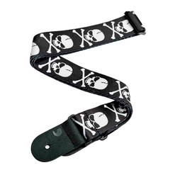 Ремень для гитары D'Addario Polyester Woven Skull Cross Bone