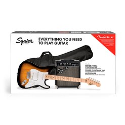 Набор электрогитара Squier Sonic™ Stratocaster® SSS 2-Color Sunburst