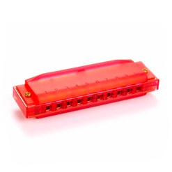 Губная гармошка Hohner Beginner Translucent Red