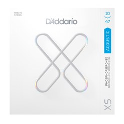Струны для 12-струнной акустической гитары D'Addario XSAPB1047-12