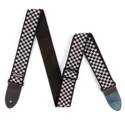 Гитарный ремень Dunlop Classic Black/White Check