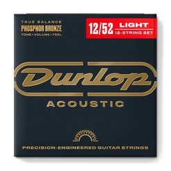 Струны для 12-струнной акустической гитары Dunlop DAP1252J