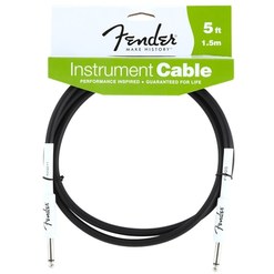 Инструментальный кабель  Fender® Performance Series Instrument Cable, 5', Black