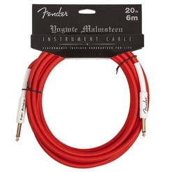 Инструментальный кабель Fender® 20' Yngwie Malmsteen Instrument Cable, Red